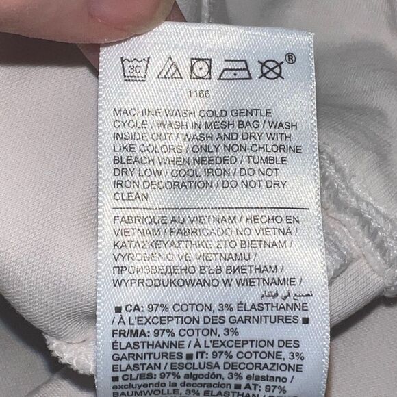 Athleta Sundown Tank Sweatshirt White Hoodie Activewear Extra Small NWOT - Picture 11 of 11